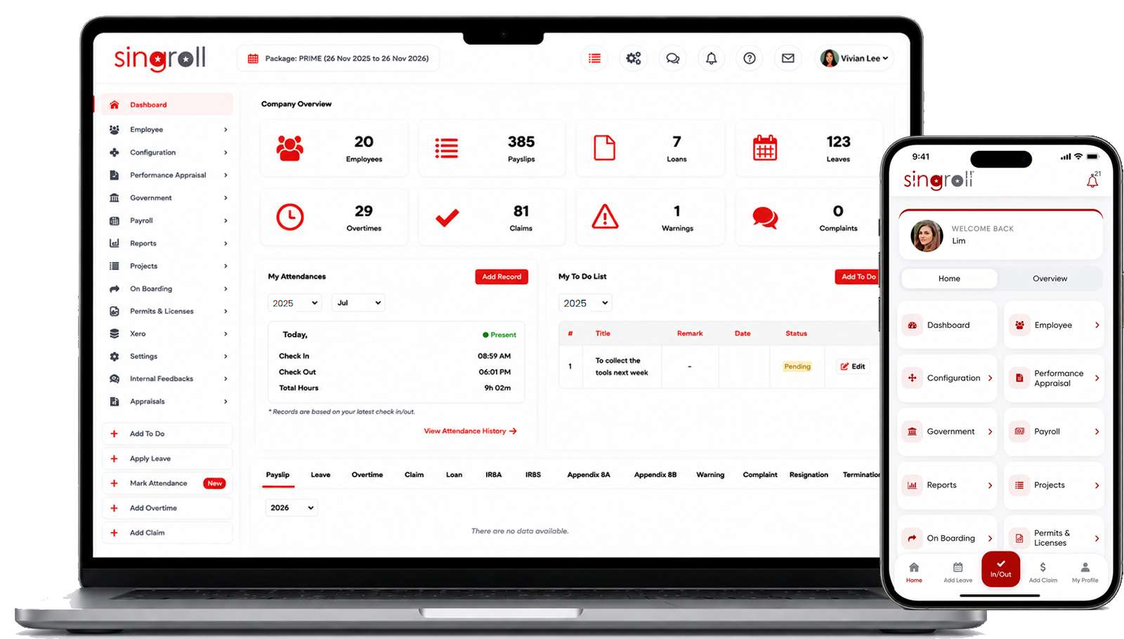 Singapore’s most popular payroll software.